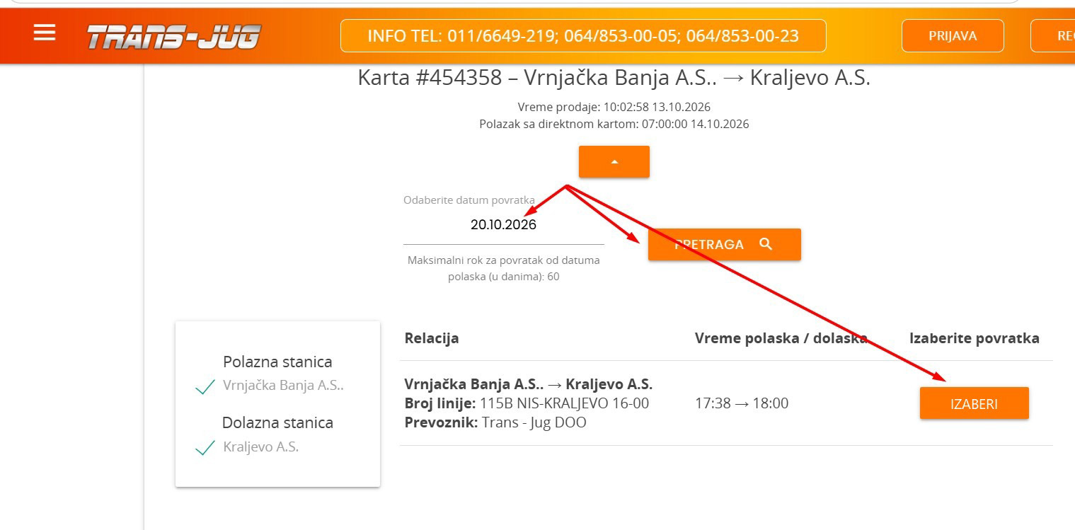 Zatvaranje otvorene karte - korak 4
